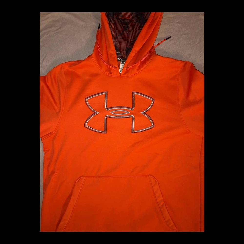 Under Armor Orange on Orange Hoodie